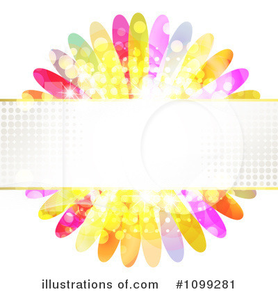 Royalty-Free (RF) Floral Background Clipart Illustration by merlinul - Stock Sample #1099281