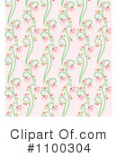 Floral Background Clipart #1100304 by Cherie Reve