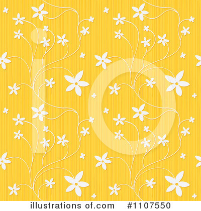 Floral Background Clipart #1107550 by Amanda Kate