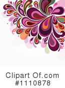Floral Background Clipart #1110878 by OnFocusMedia