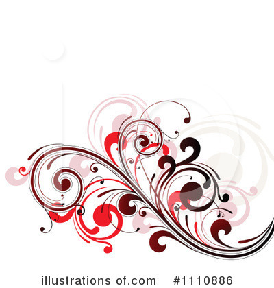 Royalty-Free (RF) Floral Background Clipart Illustration by OnFocusMedia - Stock Sample #1110886