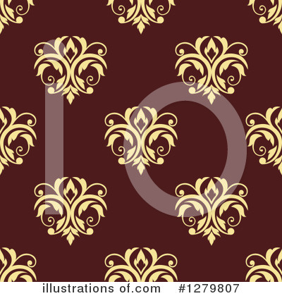 Royalty-Free (RF) Floral Background Clipart Illustration by Vector Tradition SM - Stock Sample #1279807