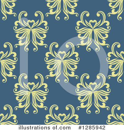Royalty-Free (RF) Floral Background Clipart Illustration by Vector Tradition SM - Stock Sample #1285942