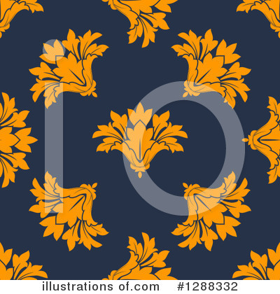 Royalty-Free (RF) Floral Background Clipart Illustration by Vector Tradition SM - Stock Sample #1288332