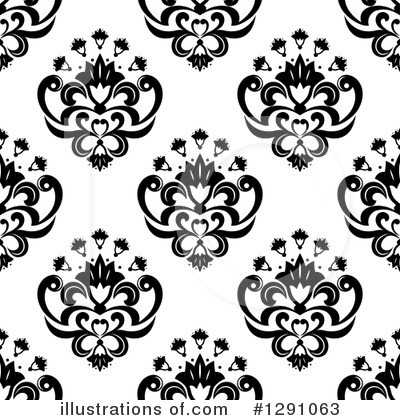 Royalty-Free (RF) Floral Background Clipart Illustration by Vector Tradition SM - Stock Sample #1291063