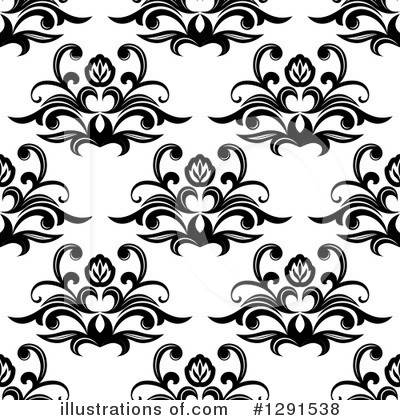 Royalty-Free (RF) Floral Background Clipart Illustration by Vector Tradition SM - Stock Sample #1291538