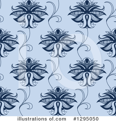 Royalty-Free (RF) Floral Background Clipart Illustration by Vector Tradition SM - Stock Sample #1295050