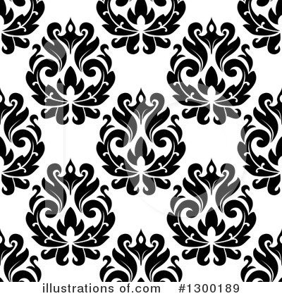 Royalty-Free (RF) Floral Background Clipart Illustration by Vector Tradition SM - Stock Sample #1300189