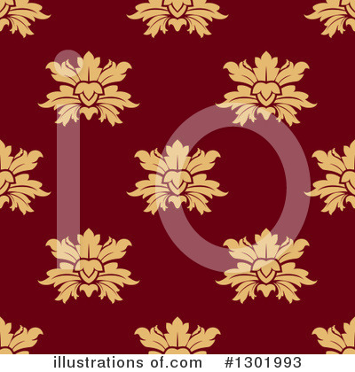 Royalty-Free (RF) Floral Background Clipart Illustration by Vector Tradition SM - Stock Sample #1301993