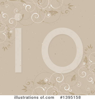 Royalty-Free (RF) Floral Background Clipart Illustration by KJ Pargeter - Stock Sample #1395158