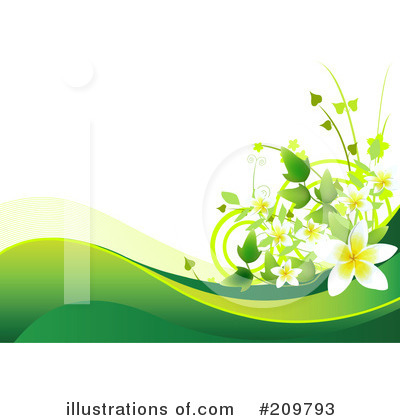 Floral Background Clipart #209793 by Pushkin
