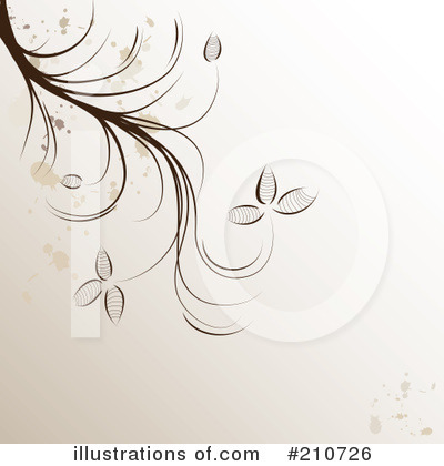 Royalty-Free (RF) Floral Background Clipart Illustration by MilsiArt - Stock Sample #210726