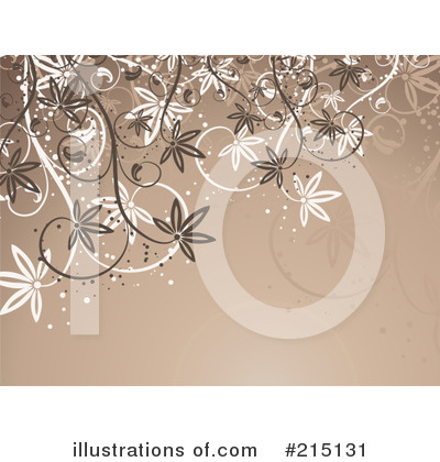 Royalty-Free (RF) Floral Background Clipart Illustration by KJ Pargeter - Stock Sample #215131