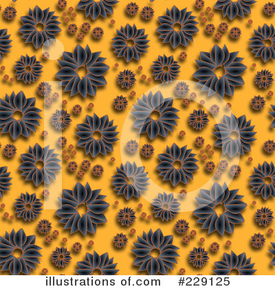 Royalty-Free (RF) Floral Background Clipart Illustration by chrisroll - Stock Sample #229125