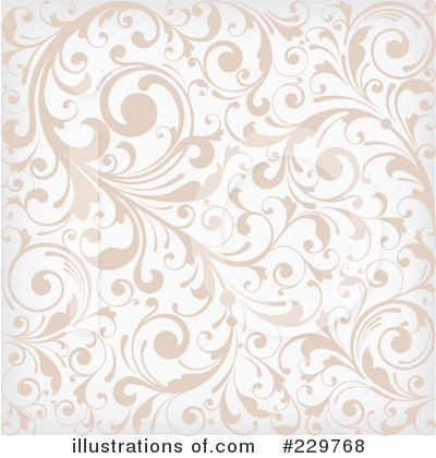Royalty-Free (RF) Floral Background Clipart Illustration by OnFocusMedia - Stock Sample #229768