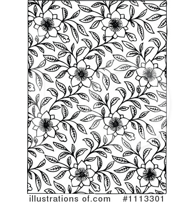 Royalty-Free (RF) Floral Clipart Illustration by Prawny Vintage - Stock Sample #1113301