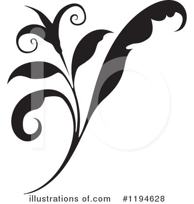 Royalty-Free (RF) Floral Clipart Illustration by dero - Stock Sample #1194628