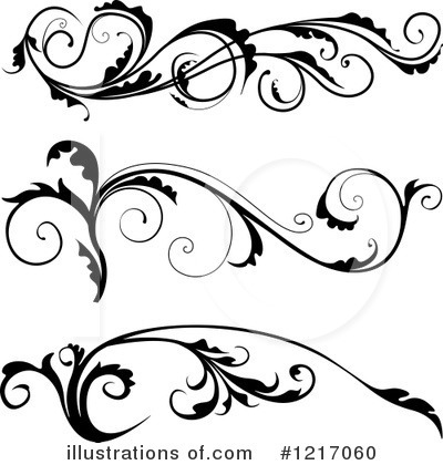 Royalty-Free (RF) Floral Clipart Illustration by dero - Stock Sample #1217060