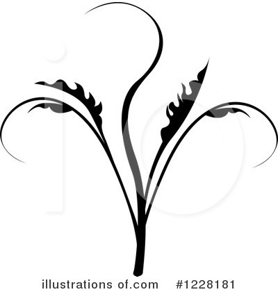 Royalty-Free (RF) Floral Clipart Illustration by dero - Stock Sample #1228181