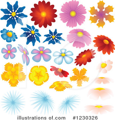 Royalty-Free (RF) Floral Clipart Illustration by dero - Stock Sample #1230326