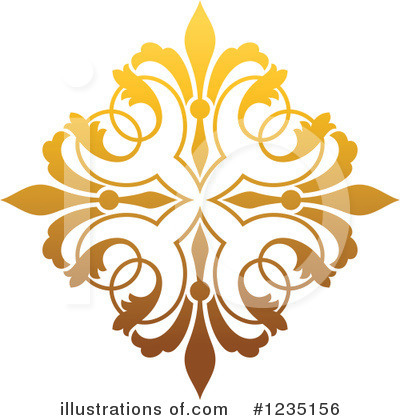 Royalty-Free (RF) Floral Clipart Illustration by Vector Tradition SM - Stock Sample #1235156