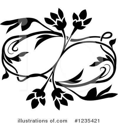 Royalty-Free (RF) Floral Clipart Illustration by dero - Stock Sample #1235421