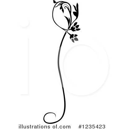 Royalty-Free (RF) Floral Clipart Illustration by dero - Stock Sample #1235423