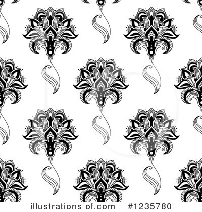 Royalty-Free (RF) Floral Clipart Illustration by Vector Tradition SM - Stock Sample #1235780
