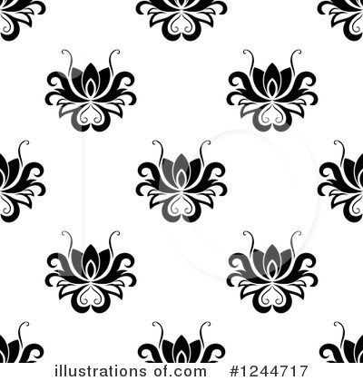 Royalty-Free (RF) Floral Clipart Illustration by Vector Tradition SM - Stock Sample #1244717