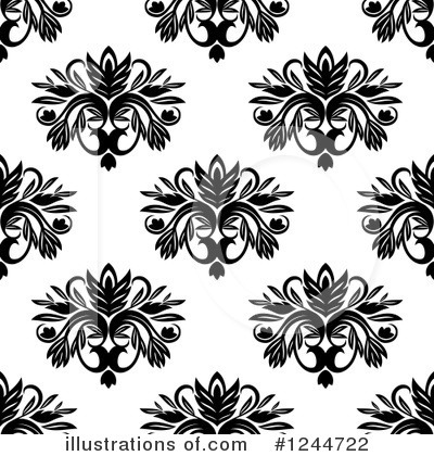 Royalty-Free (RF) Floral Clipart Illustration by Vector Tradition SM - Stock Sample #1244722