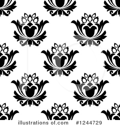Royalty-Free (RF) Floral Clipart Illustration by Vector Tradition SM - Stock Sample #1244729