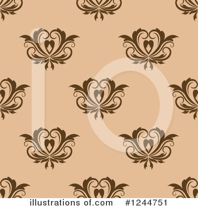 Royalty-Free (RF) Floral Clipart Illustration by Vector Tradition SM - Stock Sample #1244751