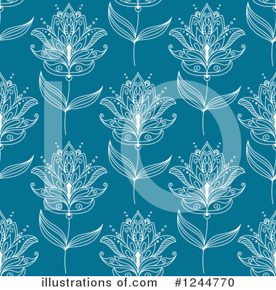 Royalty-Free (RF) Floral Clipart Illustration by Vector Tradition SM - Stock Sample #1244770