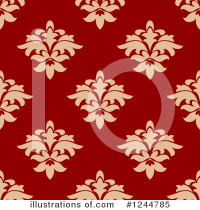 Royalty-Free (RF) Floral Clipart Illustration by Vector Tradition SM - Stock Sample #1244785