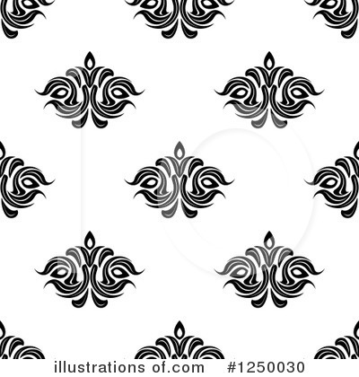 Royalty-Free (RF) Floral Clipart Illustration by Vector Tradition SM - Stock Sample #1250030