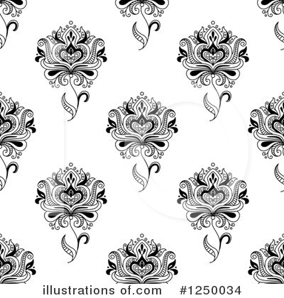 Royalty-Free (RF) Floral Clipart Illustration by Vector Tradition SM - Stock Sample #1250034