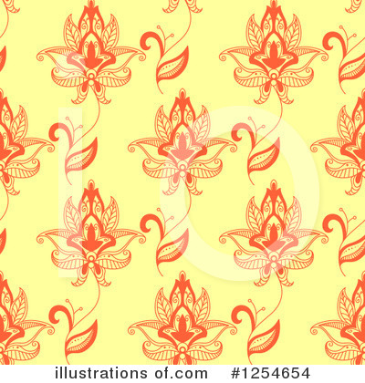 Royalty-Free (RF) Floral Clipart Illustration by Vector Tradition SM - Stock Sample #1254654