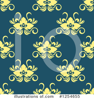 Royalty-Free (RF) Floral Clipart Illustration by Vector Tradition SM - Stock Sample #1254655