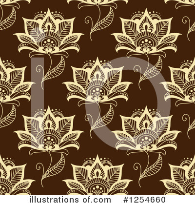 Royalty-Free (RF) Floral Clipart Illustration by Vector Tradition SM - Stock Sample #1254660