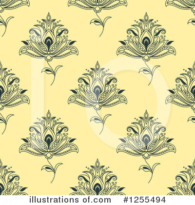 Royalty-Free (RF) Floral Clipart Illustration by Vector Tradition SM - Stock Sample #1255494