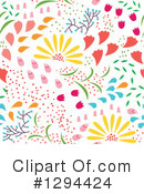 Floral Clipart #1294424 by Cherie Reve