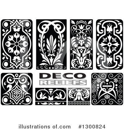 Royalty-Free (RF) Floral Clipart Illustration by dero - Stock Sample #1300824