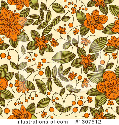 Royalty-Free (RF) Floral Clipart Illustration by Vector Tradition SM - Stock Sample #1307512