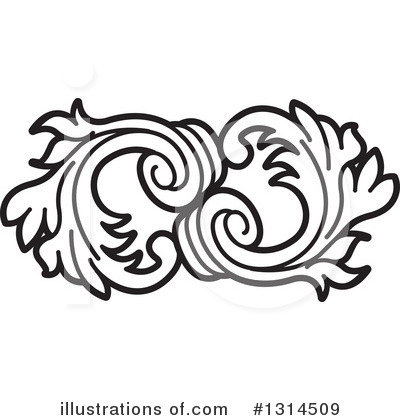Royalty-Free (RF) Floral Clipart Illustration by Lal Perera - Stock Sample #1314509
