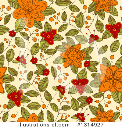 Royalty-Free (RF) Floral Clipart Illustration by Vector Tradition SM - Stock Sample #1314927