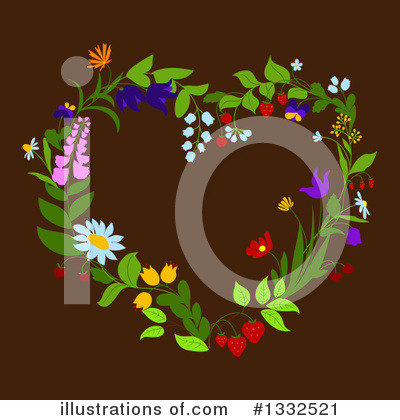 Royalty-Free (RF) Floral Clipart Illustration by Vector Tradition SM - Stock Sample #1332521