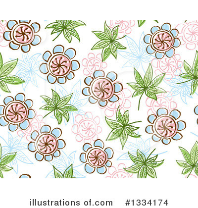 Royalty-Free (RF) Floral Clipart Illustration by Cherie Reve - Stock Sample #1334174
