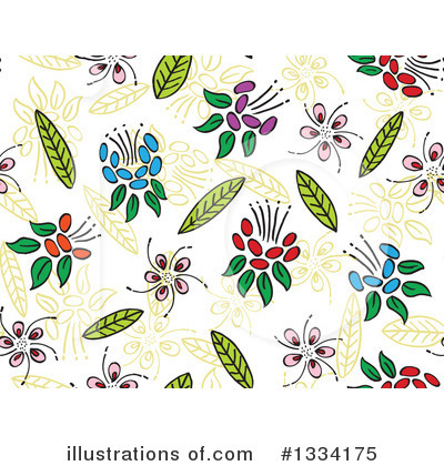 Royalty-Free (RF) Floral Clipart Illustration by Cherie Reve - Stock Sample #1334175