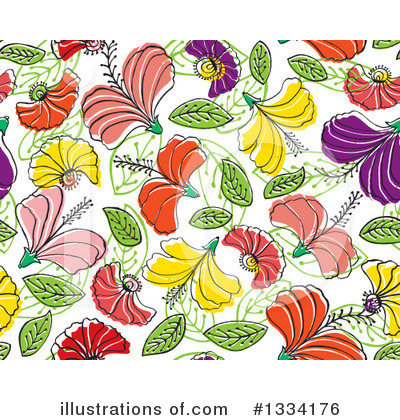 Royalty-Free (RF) Floral Clipart Illustration by Cherie Reve - Stock Sample #1334176