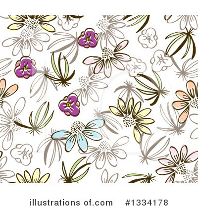 Royalty-Free (RF) Floral Clipart Illustration by Cherie Reve - Stock Sample #1334178